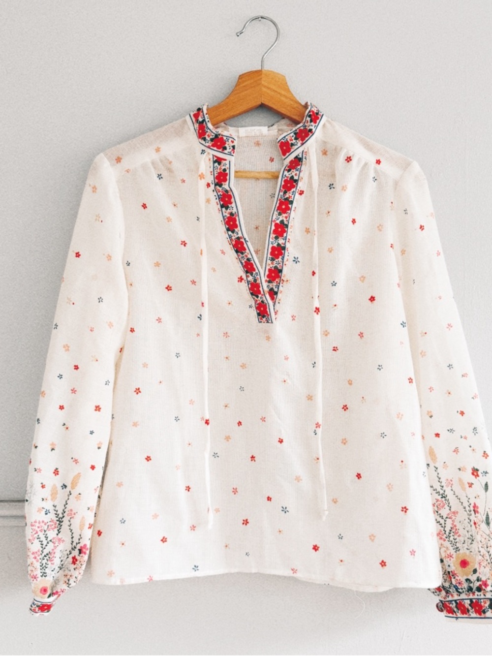 NANCY GREER > Vintage Peasant Blouse